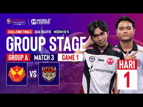 SRG VS SYS | SPS Mobile Challenge Finals | MLBB | S6 Hari 1 | MATCH 3 GAME 1