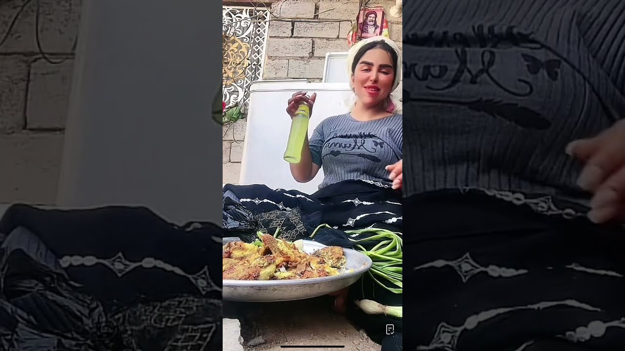 عيشه كشرة عليمن حر وتعب ورنده تهامص تغديت اني والبزازين شردت بوه منهن 