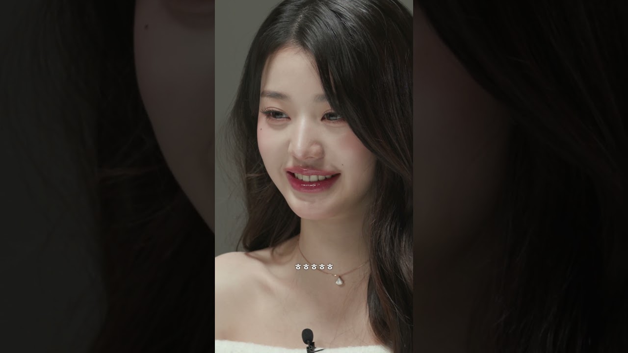 장원영 vs 나, 눈싸움 대결