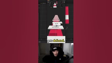 Test defeated with cube for making a game mechanic in Buildbox - Character 1.4: The Nosestache Guy