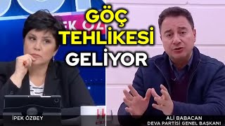 6 Şubat depremleri yeni bir göç dalgasına neden olacak. Ali Babacan tehlikeleri anlattı