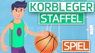 Korbleger Staffel | Spiel | Basketball Sportunterricht