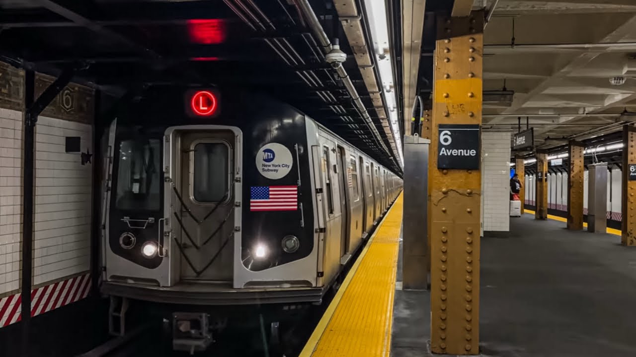 BMT 14 Street Line: 8th Avenue & Brooklyn Bound (L) Trains @ 6 Avenue