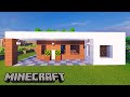 Стильный маленький ХАЙ ТЕК дом в MINECRAFT. Как построить красивый ХАЙ-ТЕК дом в МАЙНРАФТЕ.