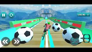 Play cycle stunt game in extreme gt racing by using bicycle on impossible track ll Android gameplay screenshot 3