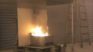 VID Fire-Kill - Model DFI-1 installed over 25L fat fryer
