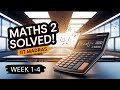 🔥 MATHS 2 | Weeks 1-4 | IIT MADRAS - GRADED ASSIGNMENTS SOLVED! #iitmadras #maths2 #datapocalypse
