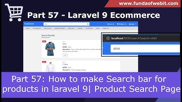 Laravel 9 Ecom - Part 57: How to make Search bar for products in laravel 9 | Product Search Page