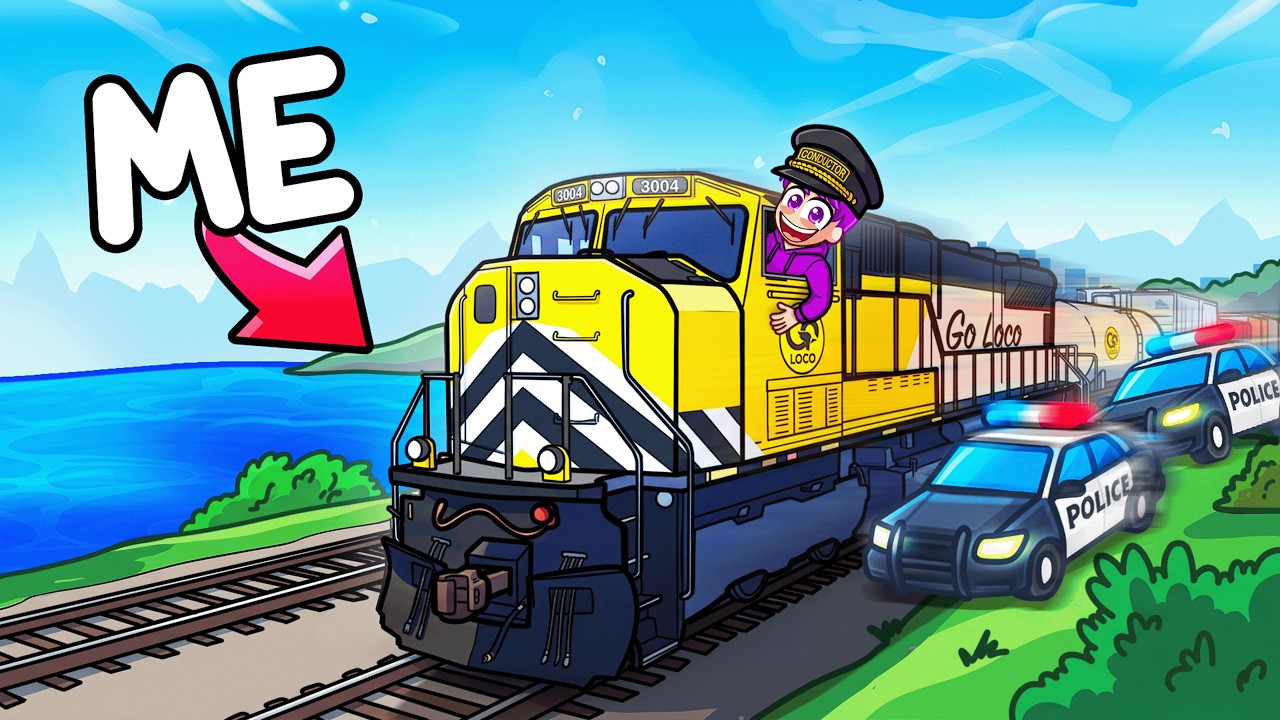 Playing as a TRAIN DRIVER in GTA 5...