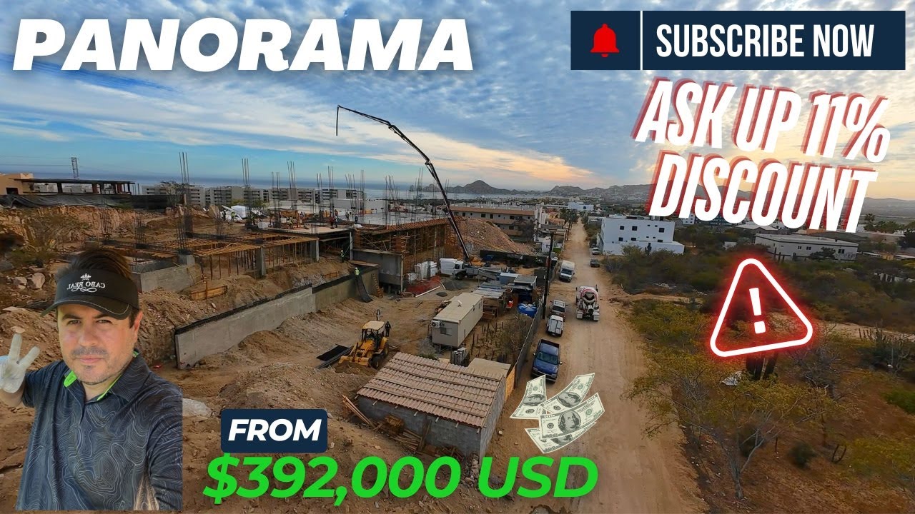 Water view condos at Panorama Real Estate Cabo San Lucas, Homes for sale in Preconstruction.