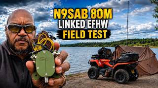 N9SAB 80M Linked EFHW Ham Radio Antenna | 40M NVIS Field Test