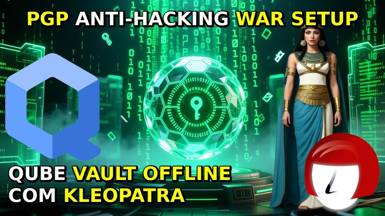COMO USAR PGP NO QUBES DE MODO ULTRA SEGURO QUE POUCOS SABEM: PRIVATE KEY E SENHA AIR-GAPPED