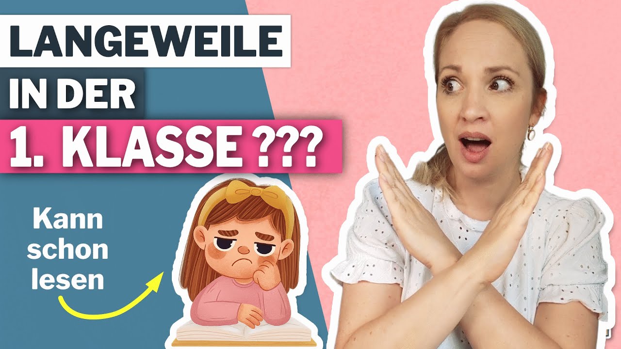 Warum sich Kinder NICHT langweilen, wenn sie vor der Schule schon lesen können