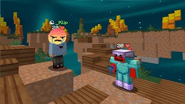 2 noobs bully my in a skywars 1v1v1…