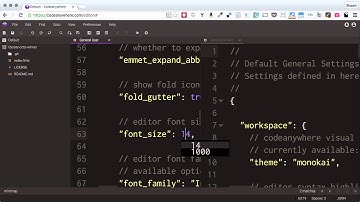 How to Configure the Code Anywhere v6 Workspace