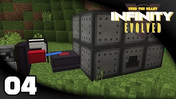 Infinity Evolved - Ep 4: Rock Crusher and Blast Furnace | FTB Infinity Evolved Expert Mode
