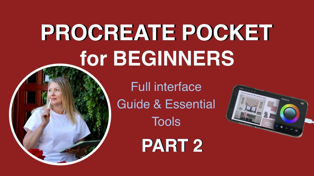 PROCREATE POCKET for BEGINNERS: Full Interface Guide & Essential Tools ...