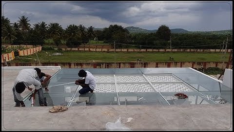 Skylight Glass work | Rooflight Glass work | Natural Lighting | Skylight Glass Block