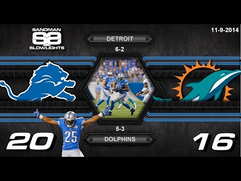 Lions Vs Dolphins Slowlights 2014