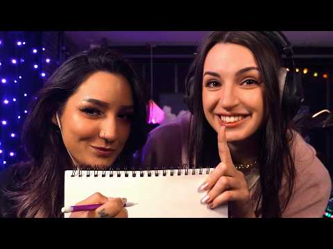 ASMR | "Police Sketch" Challenge with a Professional Artist (⁨@NippieASMR⁩ !!!)