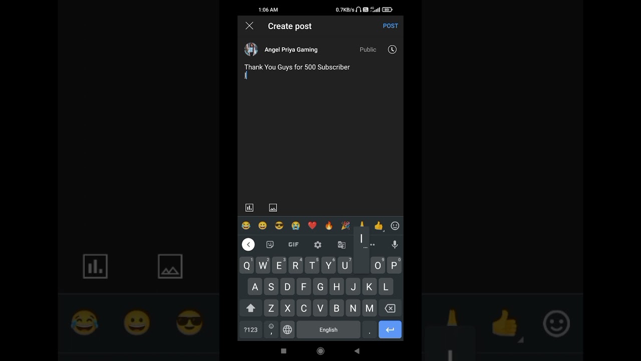 My first community post | Every You Tuber Dream🥰 | Thank You guys for 500 subs | 