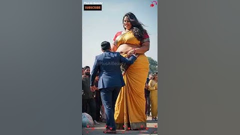 AI Vision: Tall, Strong & Stunning Plus Size Saree! 🔥