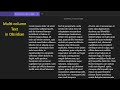 How to Create Multi-column Text in Obsidian