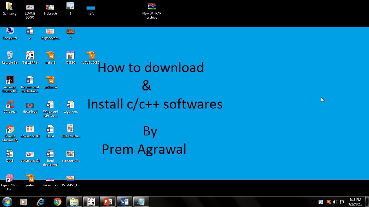 c language tutorial lecture one -how to download and install c/c++ ...