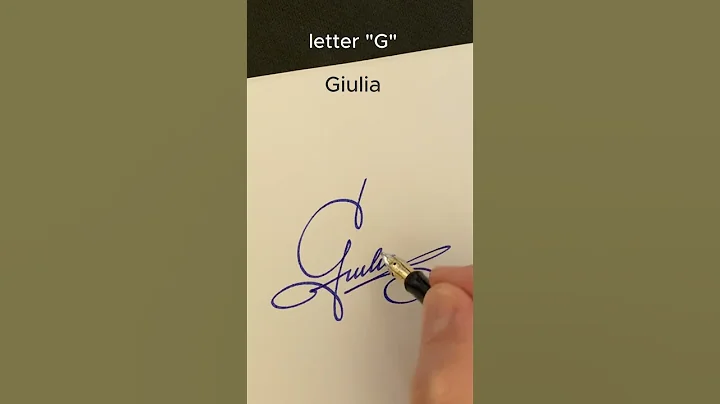 How to write the letter“G“#signature calligraphy lettering #calligraphy #art#henry #signatureideas