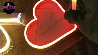 How to make a neon sign?[ Customise Neon Sign DIY LED Neon Sign Crafting Tutorial by Theneonbeast]