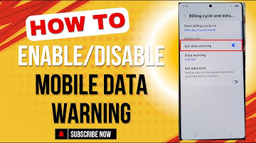 📶 How to Enable/Disable Mobile Data Warning on Samsung Galaxy S25/S25+/Ultra ⚙️