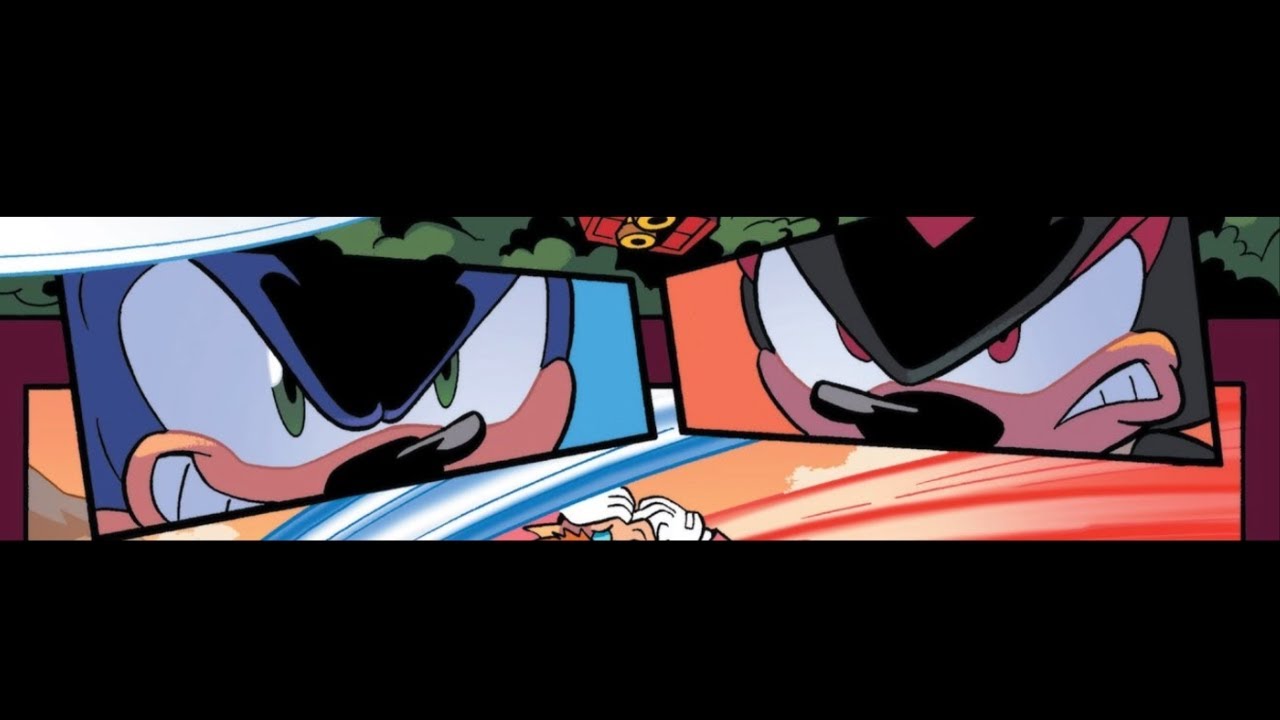 Sonic Vs Shadow Comic Dub (Sonic IDW Issue 6) - YouTube