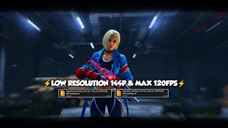 ⚡ Turn 120FPS & Lower 144p Resolution in COD Mobile! (100% FIX Network Error)