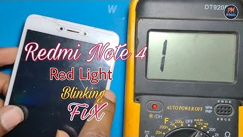 Redmi Note 4 Red Light Blinking Solution How To Mi Note 4 Red Light Blinking