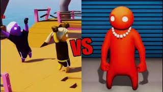 Beating TEAMERS with the TRASHIEST Outfit | Gang Beasts