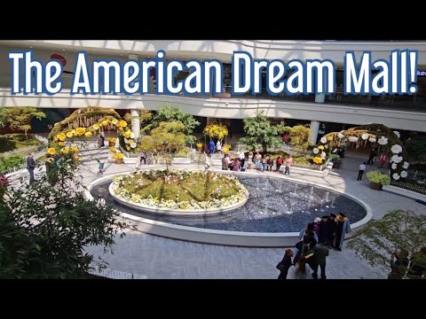 Walking around inside The American Dream Mall! East Rutherford, NJ.