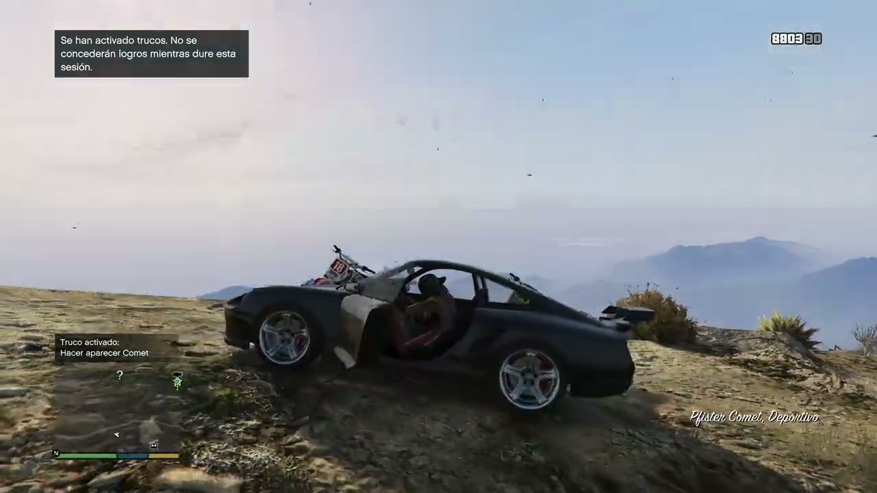 Tirándome del monte chilliad sin truco de invencibilidad | gta5