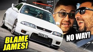 LEGENDARY Nürburgring Crash Driver Excuse!Nissan R33 Skyline GT-R