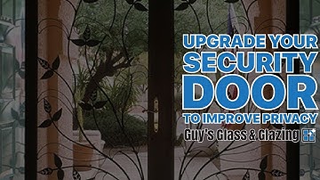 Upgrade your security door with one way aluminum mesh