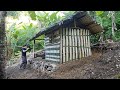 Building a new house to prepare for the upland rice harvest, Survival Instinct, Wilderness Alone