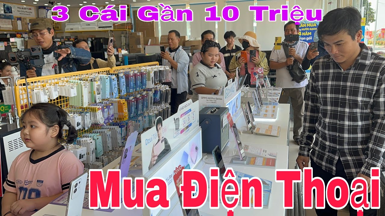 Mừng Trọng Và Hoa Được MTQ Mua 3 Cái Điện Thoại #giadinh #yeucuocsong #thinhhanh 