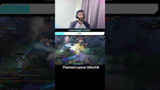 epic comback phantom lancer ultra kill!!!#dota2