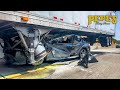 Fast and Furious Gone Wrong! Car Stuck Under Trailer!