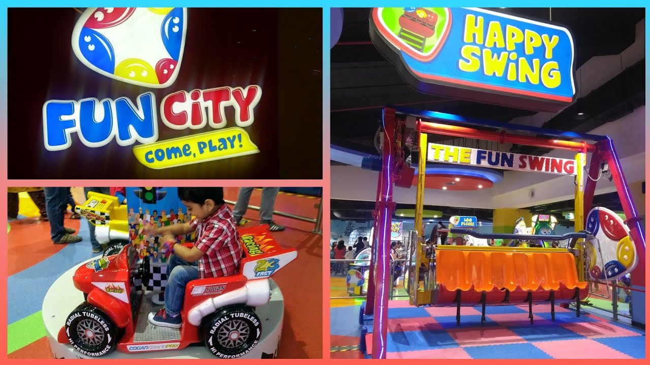 Fun City Indoor Kids Play Area l Vega City Mall Bangalore - YouTube