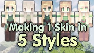 MC Skin STYLE CHALLENGE | speedpaint screenshot 5