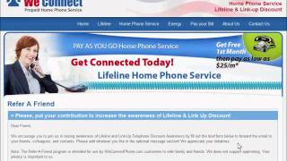 We Connect Phone Refer A Friend Tutorial Home Phone Service Prepaid Home Phone Service