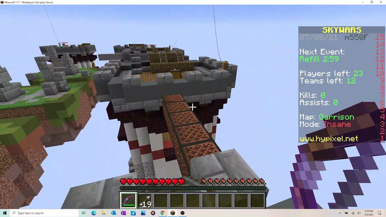 Snowbooks' Skywars: Episode 1 (Doubles Insane Mode)