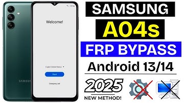 Samsung Galaxy A04s FRP Bypass Android 13/14 Without Pc | Samsung (SM-A047F) Google Account Bypass