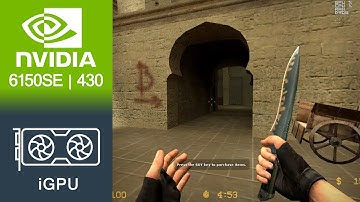 Counter-Strike Source Gameplay GeForce 6150SE / nForce 430