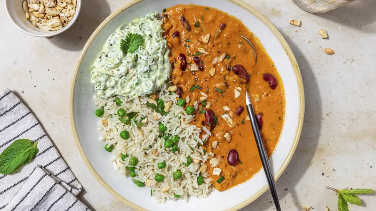 Spicy Red Lentil Dal with Coconut & Basmati Rice YouTube